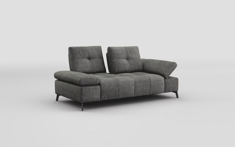 Linaro 2 Seater Sofa with Power Sliding Backrest & Adjustable Arms | Linaro Sofa Range | ScS