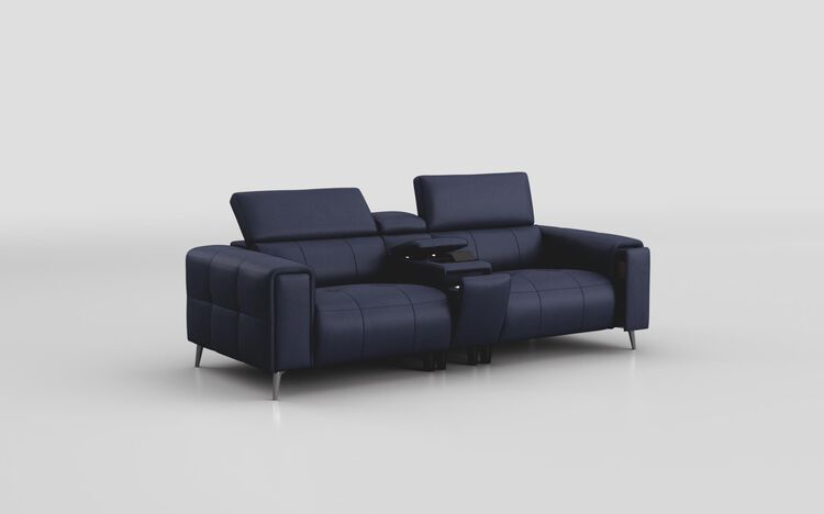 Casetti 3 Seater Sofa with Console & Manual Head Tilt | Casetti Sofa Range | ScS