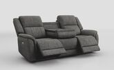 Meleto 3 Seater Power Recliner Sofa & Table