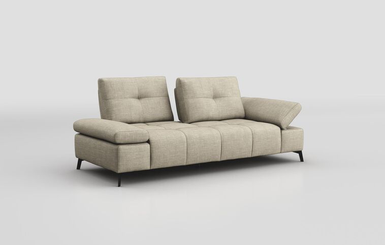 Linaro 3 Seater Sofa with Power Sliding Backrest & Adjustable Arms