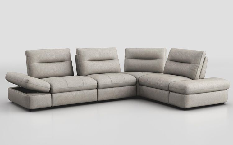 Albareto 2 Corner 1 Sofa with Manual Sliding Backrests & Storage Arms | Albareto Sofa Range | ScS