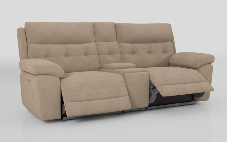 Belford 3 Seater Power Recliner Sofa with Console and Power Head Tilt | Belford Sofa Range | ScS