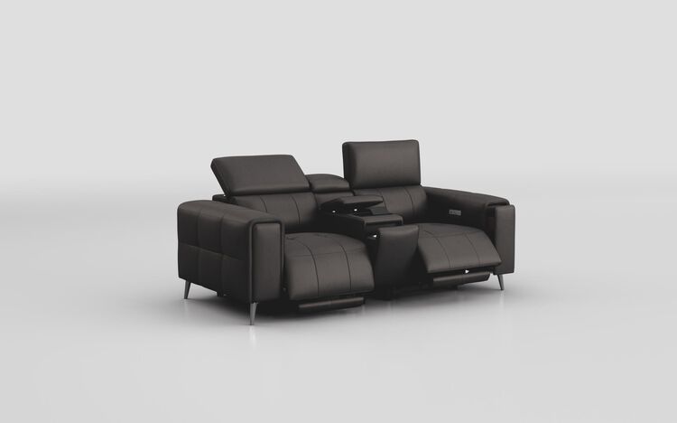 Casetti 2 Seater Power Recliner Sofa with Console & Power Head Tilt | Casetti Sofa Range | ScS