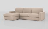 Barete Large Arm 4 Seater Sofa Bed with Left Hand Facing Large Lounger