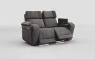 Adstock 2 Seater Power Recliner Sofa with Power Head Tilt, Lumbar, Massage, Audio, Heat & LED Lights | Adstock Sofa Range | ScS