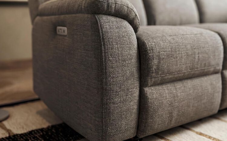 Sapi 3 Seater Power Recliner Sofa with Table & Storage Drawer | Sapi Sofa Range | ScS