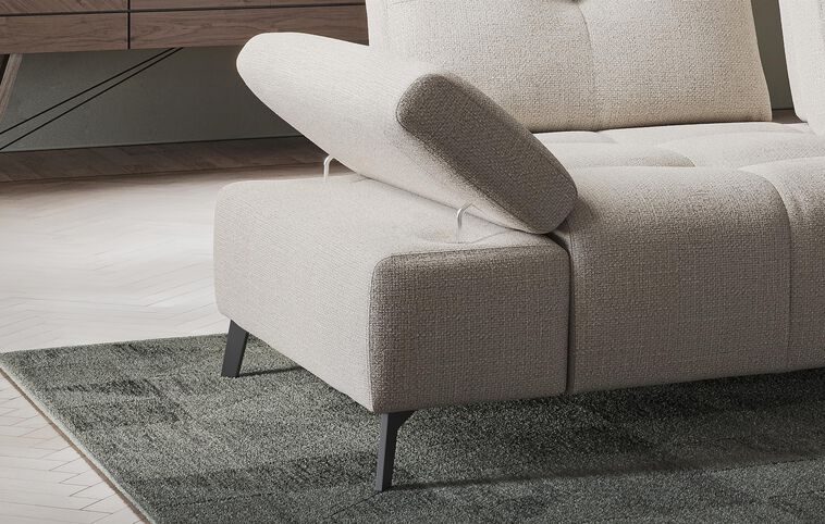 Linaro 3 Seater Sofa with Power Sliding Backrest & Adjustable Arms