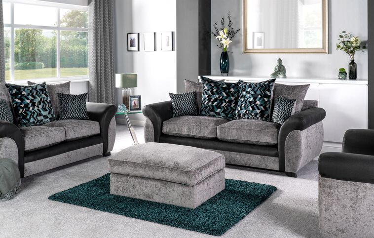 Kadie Fabric Banquette Footstool
