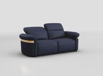 Voltana 3 Seater Sofa with Manual Head Tilt & Gold Trim | Voltana Sofa Range | ScS
