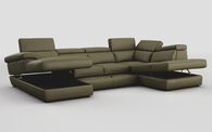 Bagnara Corner Sofa with LHF Storage Lounger, RHF Chaise, Sliding Footrest & Manual Head Tilt | Bagnara Sofa Range | ScS