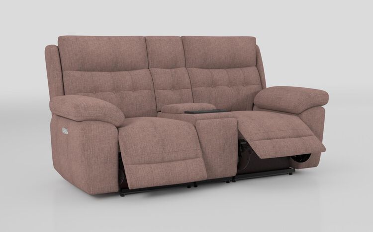 Belford 2 Seater Power Recliner Sofa with Media Console and Power head Tilt | Belford Sofa Range | ScS