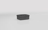 Theo Fabric Patterned Top Banquette Footstool | Theo Sofa Range | ScS