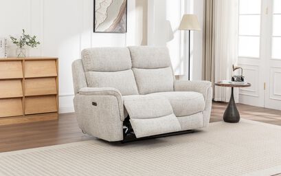 Riley 2 Seater Power Recliner with Power Head Tilt | Riley Sofa Range | ScS