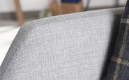 Hugo Fabric Plain Banquette Footstool