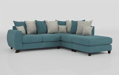 Aspen Express 2 Corner 1 Right Hand Facing Chaise Scatter Back Sofa | Aspen Sofa Range | ScS