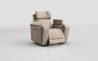 Adstock Power Recliner Chair with Power Head Tilt, Lumbar, Massage, Audio, Heat & LED Lights | Adstock Sofa Range | ScS