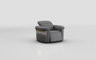 Voltana Power Recliner Chair with Manual Head Tilt, LED Lights & Gold Trim | Voltana Sofa Range | ScS