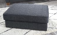 Theo Fabric Plain Top Banquette Footstool | Theo Sofa Range | ScS