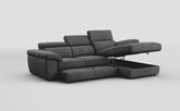 Bagnara 3 Seater Sofa with Right Hand Facing Lounger, Sliding Footrest & Manual Head Tilt