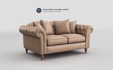 Regina Leather 2 Seater Sofa