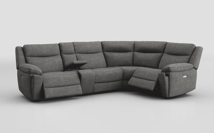 Villa 3 Corner 1 Power Recliner Sofa with Console | Villa Sofa Range | ScS