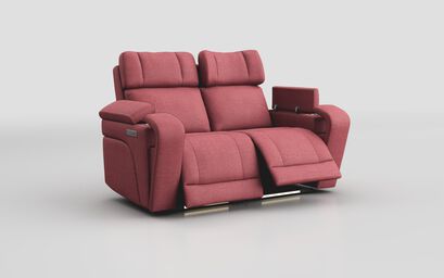 Adstock 2 Seater Power Recliner Sofa with Power Head Tilt, Lumbar, Massage, Audio, Heat & LED Lights | Adstock Sofa Range | ScS