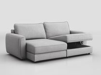 Lago 3 Seater Sofa with Left Hand Facing Sliding Seat & Right Hand Facing Storage Lounger | Lago Sofa Range | ScS