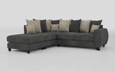 Aspen 1 Corner 2 Left Hand Facing Chaise Scatter Back Sofa