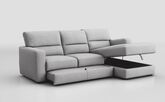 Tredozio 4 Seater Sofa with Sliding Footrest & Right Hand Facing Storage Lounger