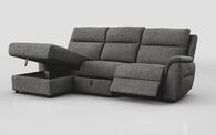 Sogliano 3 Seater Power Recliner Sofa With Drawer & Left Hand Facing Storage Chaise | Sogliano Sofa Range | ScS