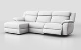 Sarsina 3 Seater Sofa Right Hand Facing Power & Left Hand Facing Lounger with Head Tilt