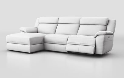 Sarsina 3 Seater Sofa Right Hand Facing Power & Left Hand Facing Lounger with Head Tilt | Sarsina Sofa Range | ScS