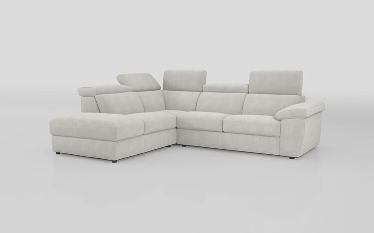 Norbello 2 Corner 3 with Sofa Bed and Left Hand Facing Chaise with Storage | Norbello Sofa Range | ScS