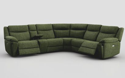 Villa 3 Corner 3 Power Recliner Sofa with Console & Cup Holders | Villa Sofa Range | ScS
