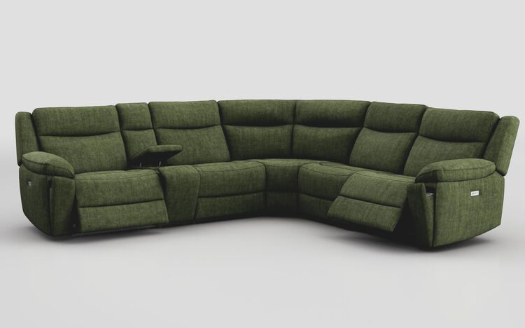 Villa 3 Corner 3 Power Recliner Sofa with Console & Cup Holders | Villa Sofa Range | ScS