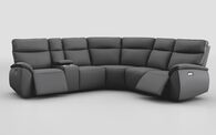 Solara 2 Corner 2 Power with Regular Storage Console | Solara Sofa Range | ScS