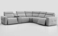 Geminiano 2 Corner 2 Power Recliner Sofa with Left Hand Facing Console | Geminiano Sofa Range | ScS