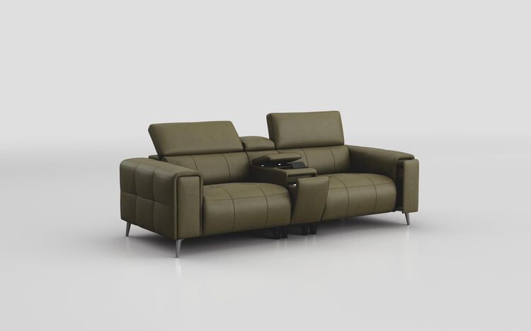 Casetti 3 Seater Sofa with Console & Manual Head Tilt | Casetti Sofa Range | ScS