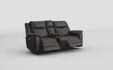 Savio 2 Seater Power Recliner Sofa with Console