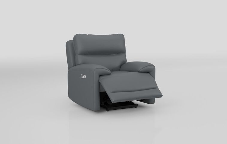 Caldbeck Power Recliner Chair with Power Head Tilt, Lumbar & Heat