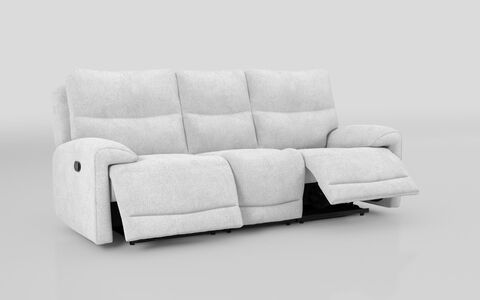 Caldbeck 3 Seater Manual Recliner Sofa