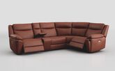 Villa 3 Corner 1 Power Recliner Sofa with Console