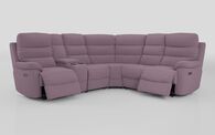 Ossett 2 Corner 2 Power Sofa with Left Hand Facing Console & Head Tilt | Ossett Sofa Range | ScS