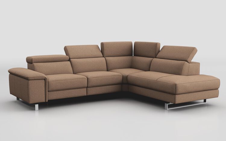 Viserba 3 Corner 2 Sofa with Right Hand Facing Chaise & Manual Head Tilt | Viserba Sofa Range | ScS