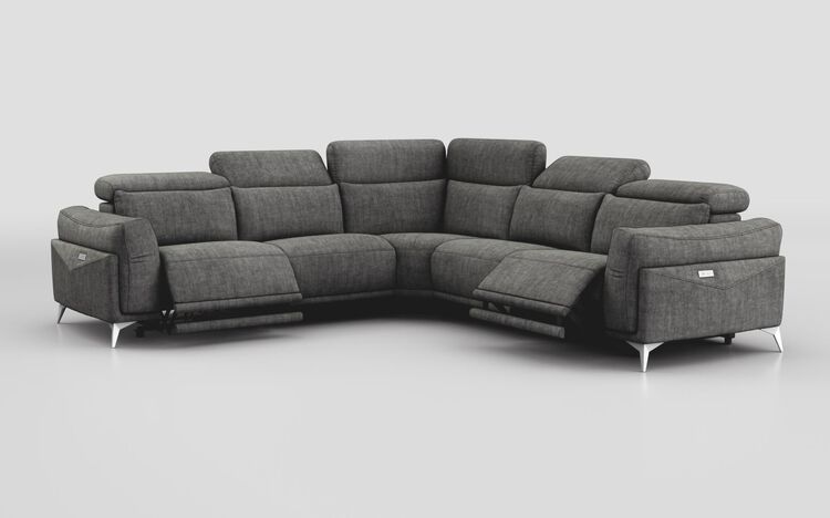 Gattolino 2 Corner 2 Power Sofa with Manual Head Tilt | Gattolino Sofa Range | ScS