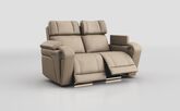 Adstock 2 Seater Power Recliner Sofa with Power Head Tilt, Lumbar, Massage, Audio, Heat & LED Lights