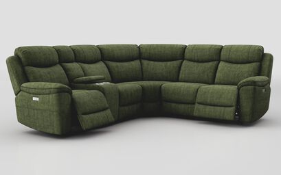 Tiglio 2 Corner 2 Power Recliner Sofa with Left Hand Facing Console | Tiglio Sofa Range | ScS