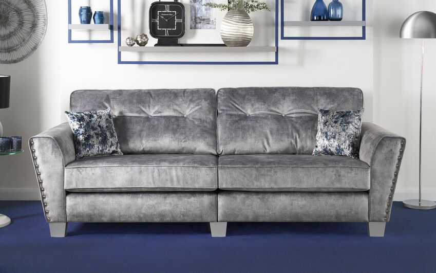 Esme Fabric 4 Seater Sofa