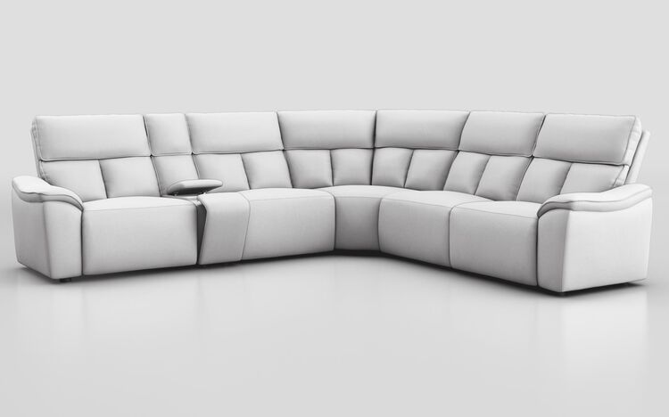 Pianello 3 Corner 3 Sofa with Console | Pianello Sofa Range | ScS