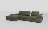 Savazza 4 Seater Sofa with Adjustable Back Rest Left Hand Facing Lounger